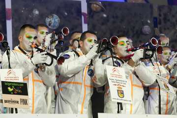 Los nietos de Sary Mánchez abren la final de murgas del Carnaval de 'Una noche en Río' (Foto TA)